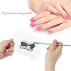 Акриловая прозрачная Палитра для дизайна ногтей, основа для маникюра, крем, тени для век, Гель-лак для ногтей, палитра цветов, ручные инструменты для смешивания