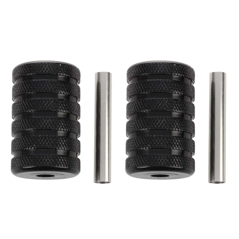 

2 шт., Черная рукоятка из алюминиевого сплава для тату-машинки, 30 мм