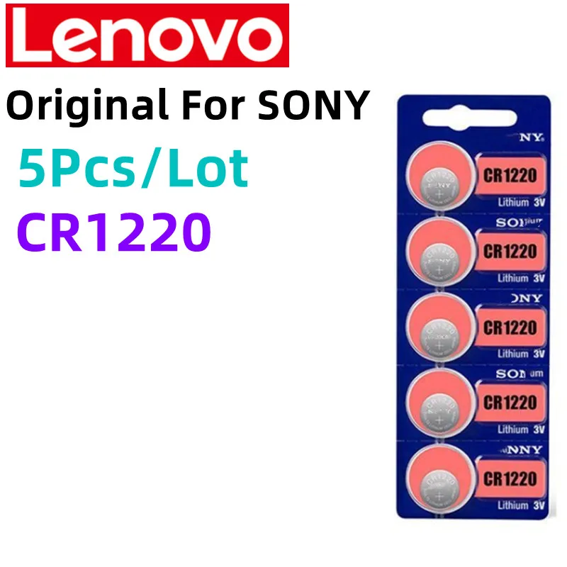 

Original For SONY CR1220 KCR1220 3V Lithium Battery For Toy Watch Scale Calculator Car Remote Control Mouse Button Coin Cell