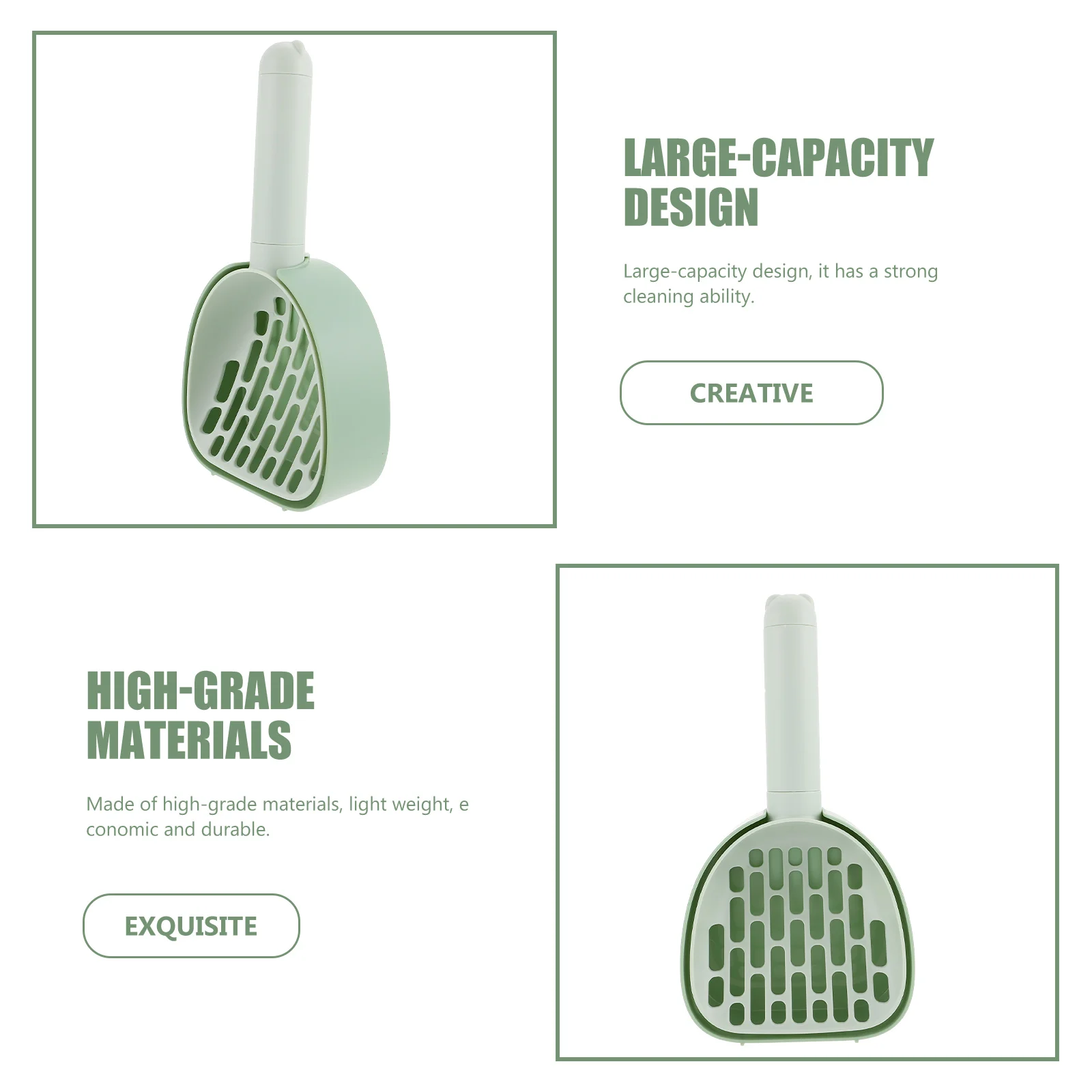 Лоток для кошек лопатка котят собака многофункциональная пластиковая чистящая