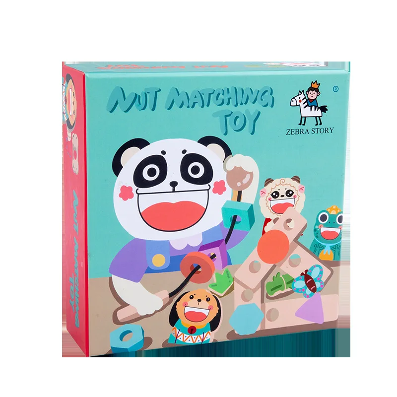 

Новое поступление, деревянные разборные винты и гайки, игрушки для животных, инструменты для сборки детского сада, детские строительные блоки