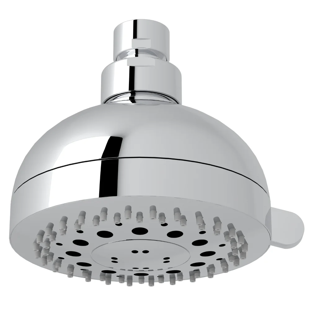 

Rohl Three Function Rovato Showerhead Made Of Abs With Easy Clean Spray Face In Polished Chrome