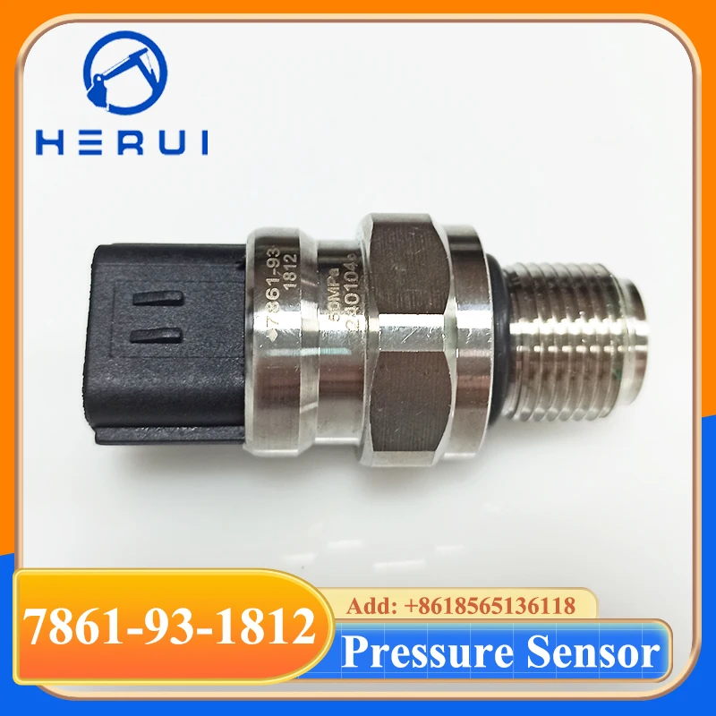Датчик высокого давления экскаватора 7861-93-1811 7861-93-1812 для PC200-8 PC300-8 PC350-8