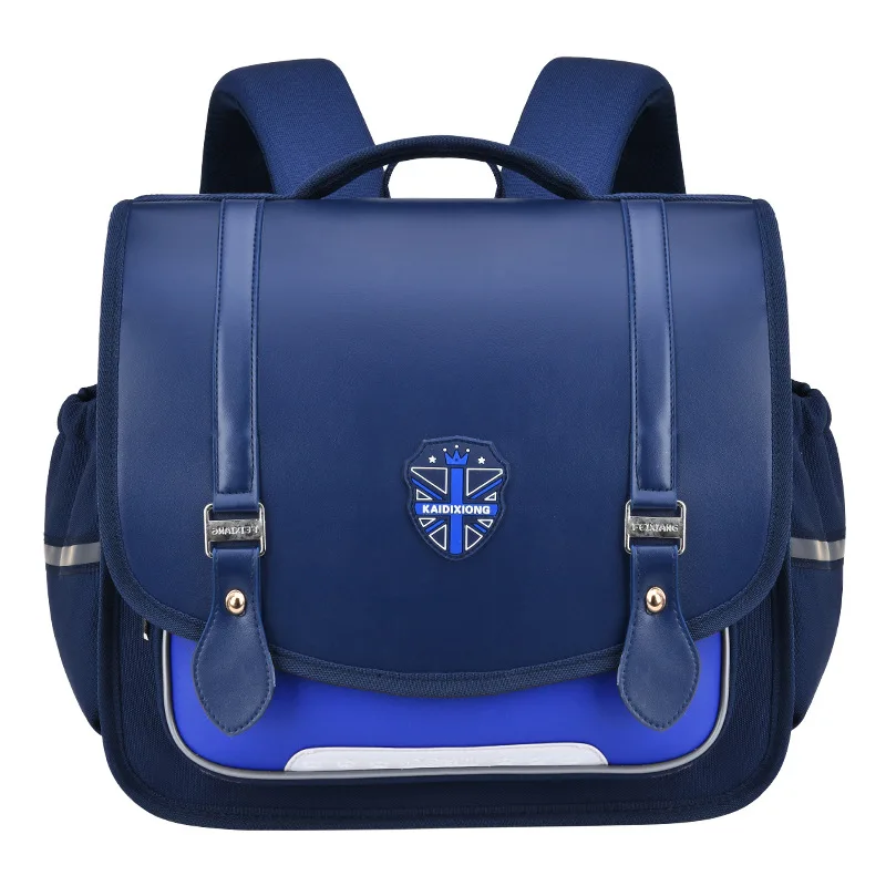 Grades 1-6 Student Horizontal Simple School Bags New Children British Style Light Backpacks for Girls Boys Mochila Drop Shipping