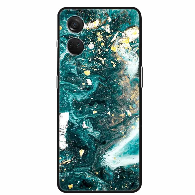 Чехол для телефона OnePlus Ace 2V 5G мраморная Мягкая силиконовая задняя крышка Ace2V Cases