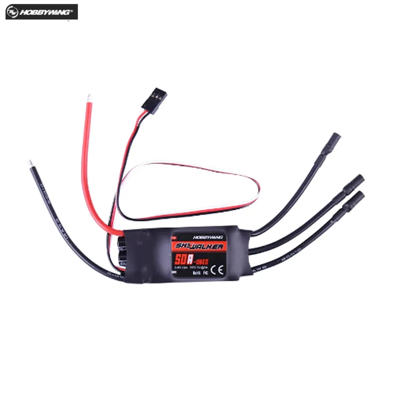 Оригинальный Hobbywing Skywalker 20A 30A 40A 50A 60A 80A 100A V2 скорость контроллер ESC с UBEC для