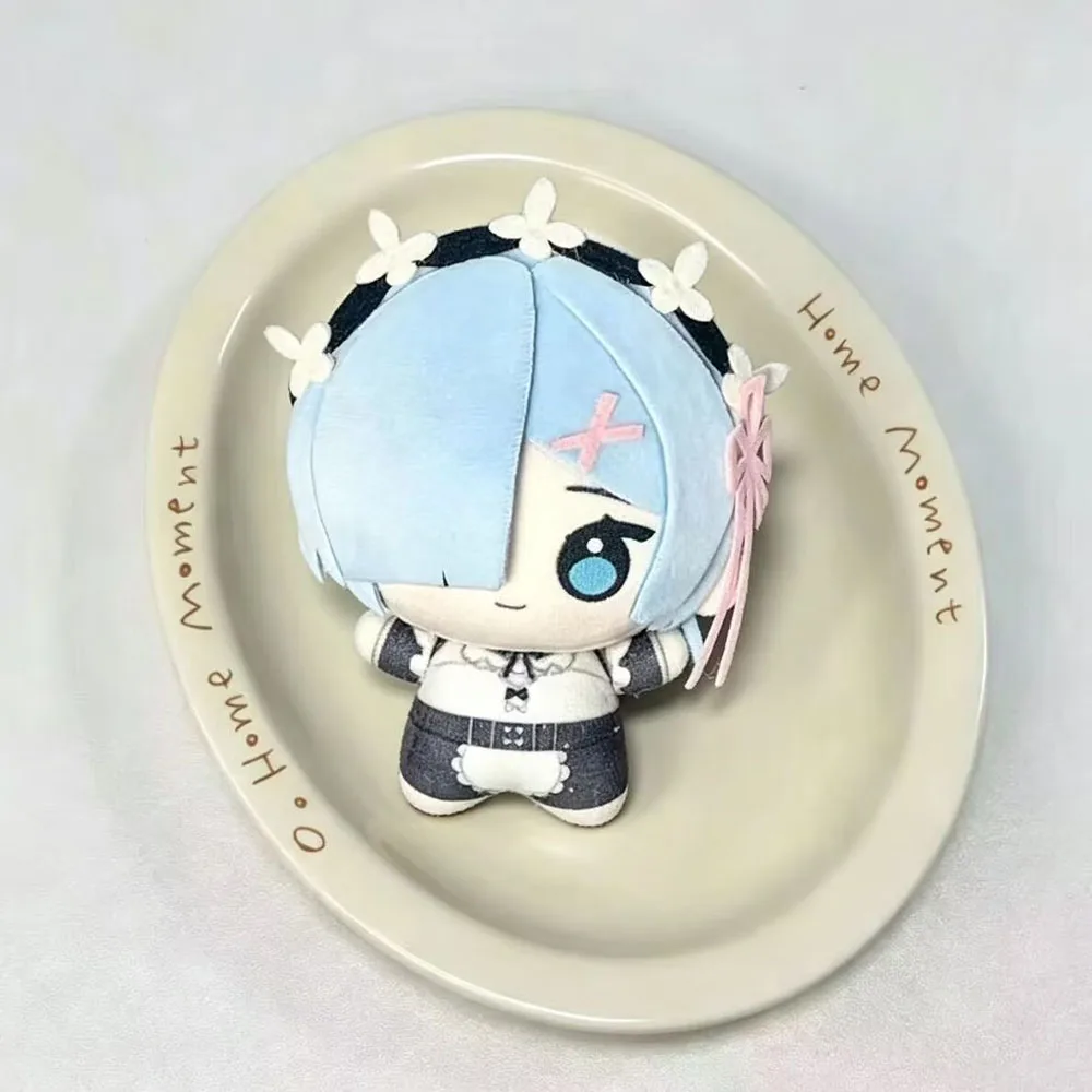 Фото Плюшевая кукла-подвеска Рем из аниме Re:Zero - Жизнь в другом мире с нуля, 10 см, мягкая игрушка, украшение для рюкзака, праздничный подарок №3