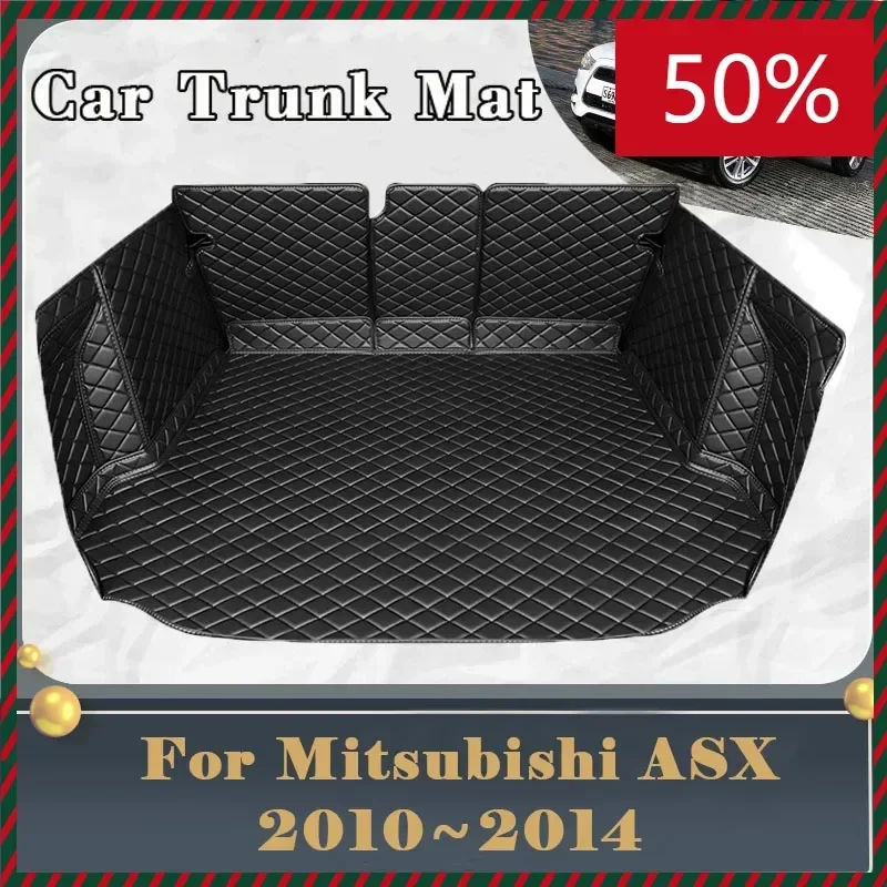Коврик для багажника автомобиля Mitsubishi ASX RVR 2010 2011 2012 2013 грязеотталкивающий коврик