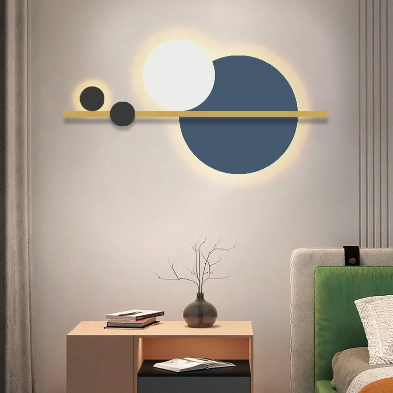 

Настенное украшение, настенное украшение, Круглый фон для гостиной, дивана, настенная Подвеска для столовой, спальни, настенное украшение