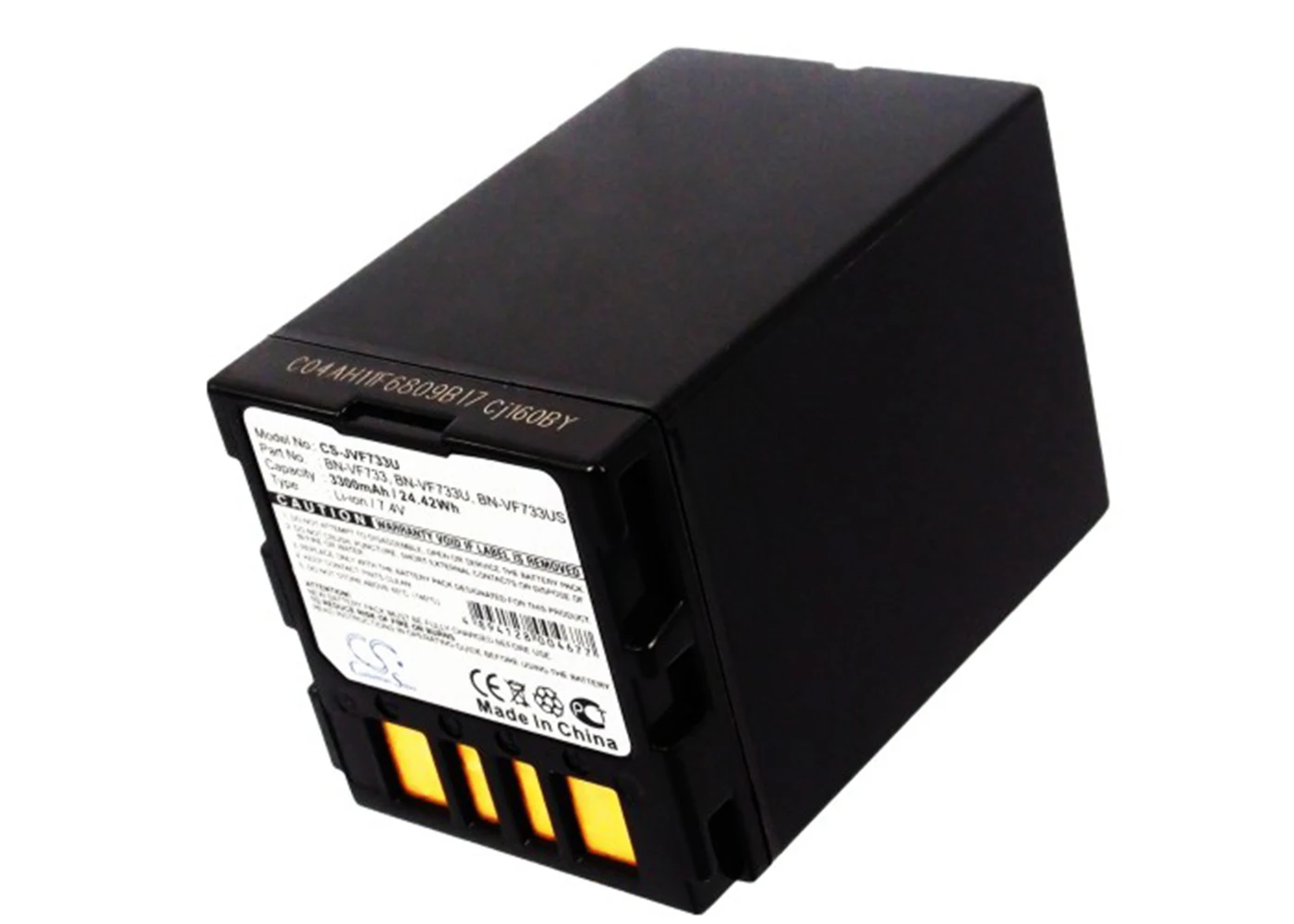 

Cameron Sino 3300mA Battery for JVC GZ-D240,GZ-D270,GZ-DF420,GZ-DF470,GZ-MG20 BN-VF733,BN-VF733U,BN-VF733US,LY34647-002B