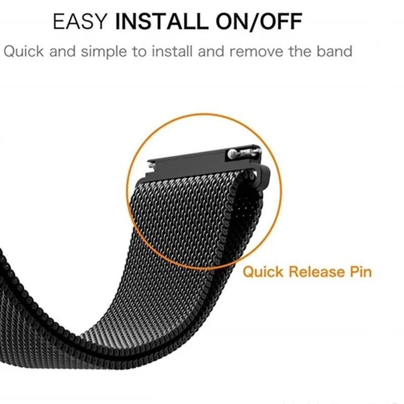 Metal Strap For Huawei Watch GT3 2 Pro Watch Band For GT2 46mm Honor Magic GS Pro Bracelet Stainless Steel Belt Wristband Correa