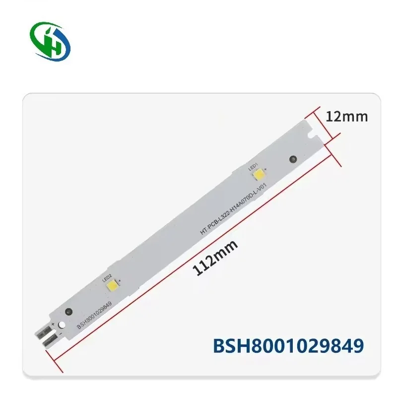 

БАШ 8001029849 HT-PCB-L322-H14A070D-L-V01 DC6V для холодильника Siemens Bosch, детали светодиодных лент