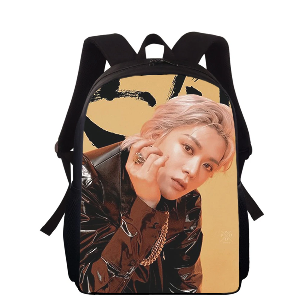 NCT Nakamoto Yuta 15” 3D Print Kids Backpack Primary School Bags for Boys Girls Back Pack Students School Book Bags