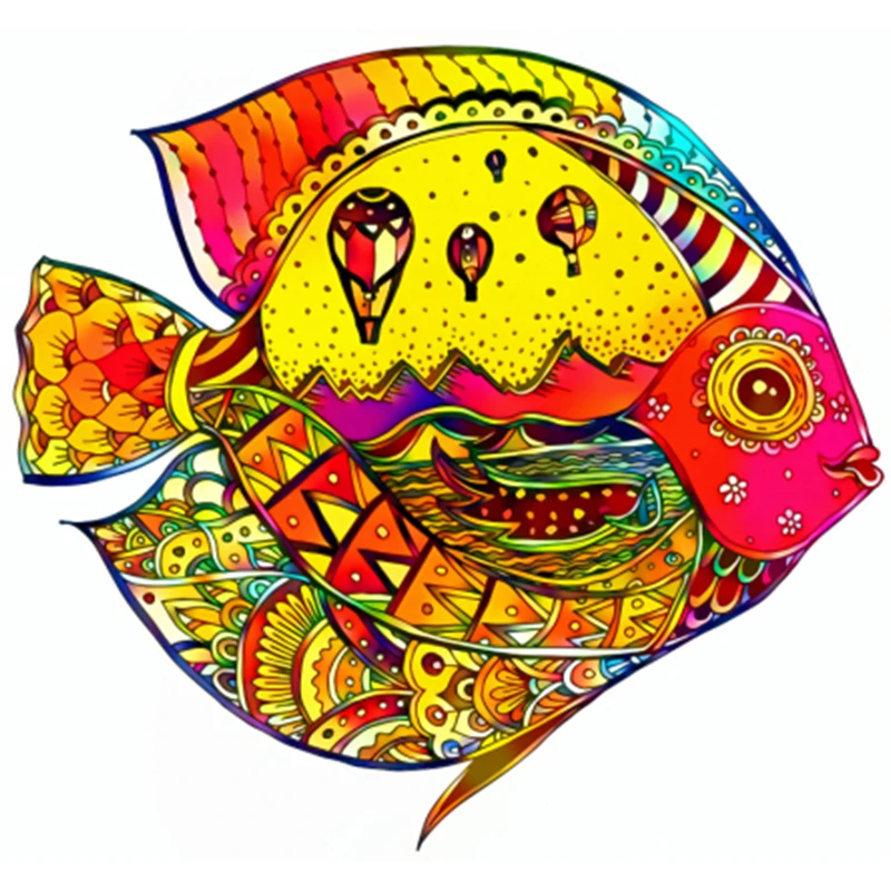 

Dream Fish Puzzle Ocean Animal Jigsaw 100 200 300 Pieces for Adults Kids Puzzles Game 3D DIY Irregular Shaped Item Dropshipping