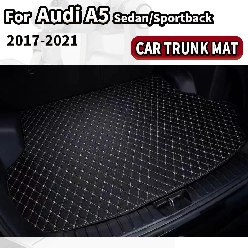 

Коврик для багажника автомобиля для Audi A5 Sedan/Sportback Four Door 2017 2018 2019-2021, коврик для подкладки груза, внутренние части, аксессуары, крышка