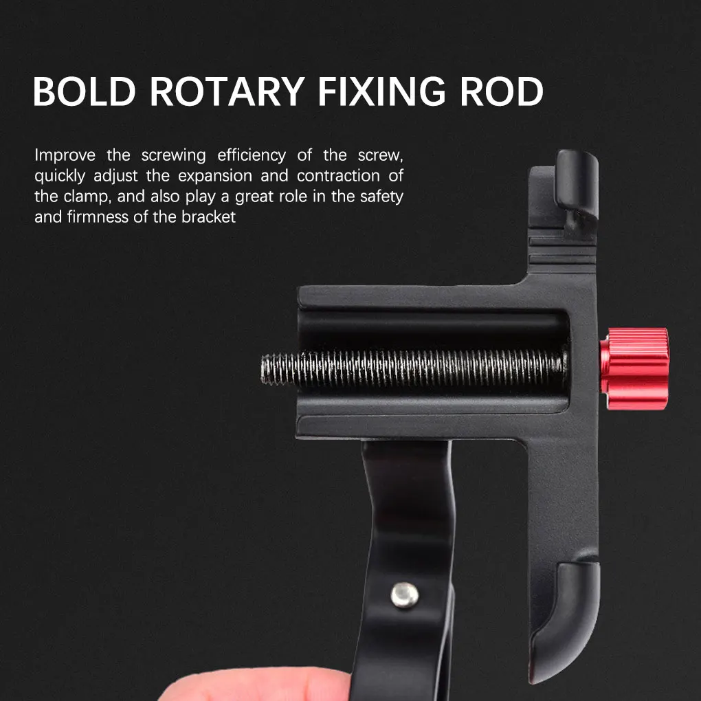 Bike Phone Holder Mount Cycling Accessories Display Stand Cellphone Bracket Handlebar Accessory Black for Handlebar