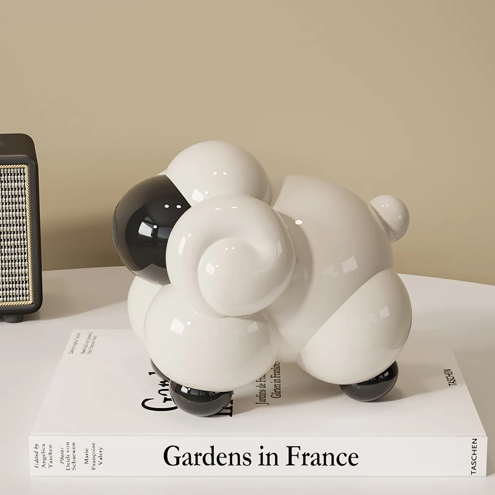 

Креативные современные настольные украшения, абстрактные статуэтки, минималистичное внутреннее украшение для гостиной, домашние керамические поделки