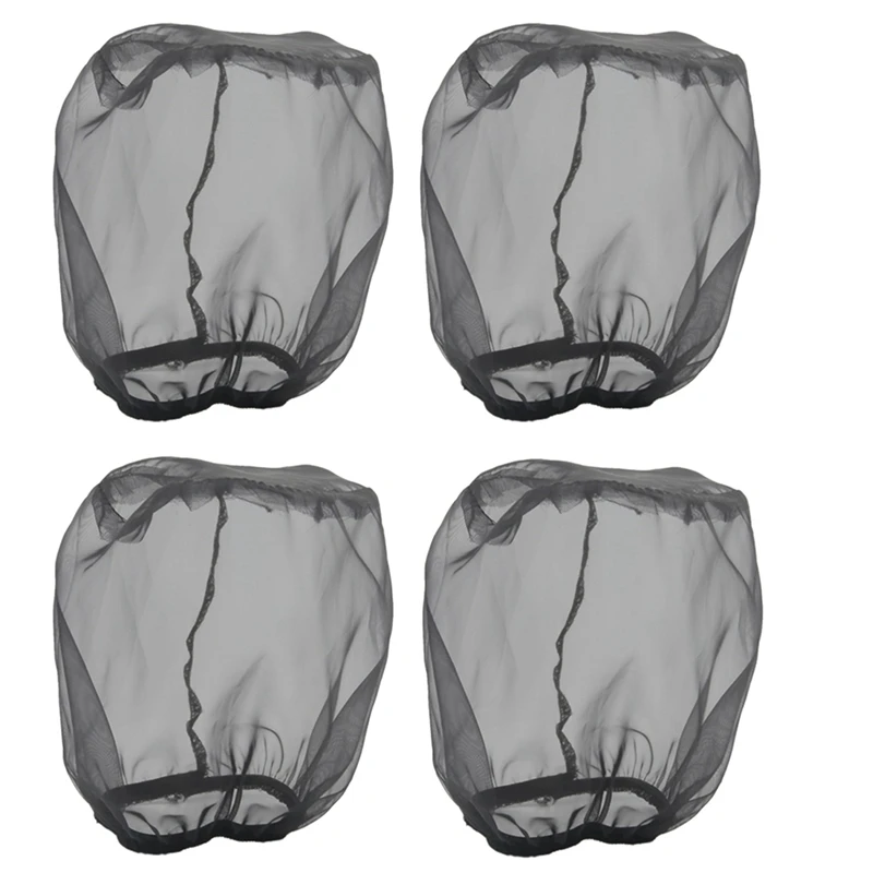 

4X Universal Car Cone Air Filter Protective Cover Waterproof Oilproof Dustproof For High Flow Air Intake Filters 15X12cm