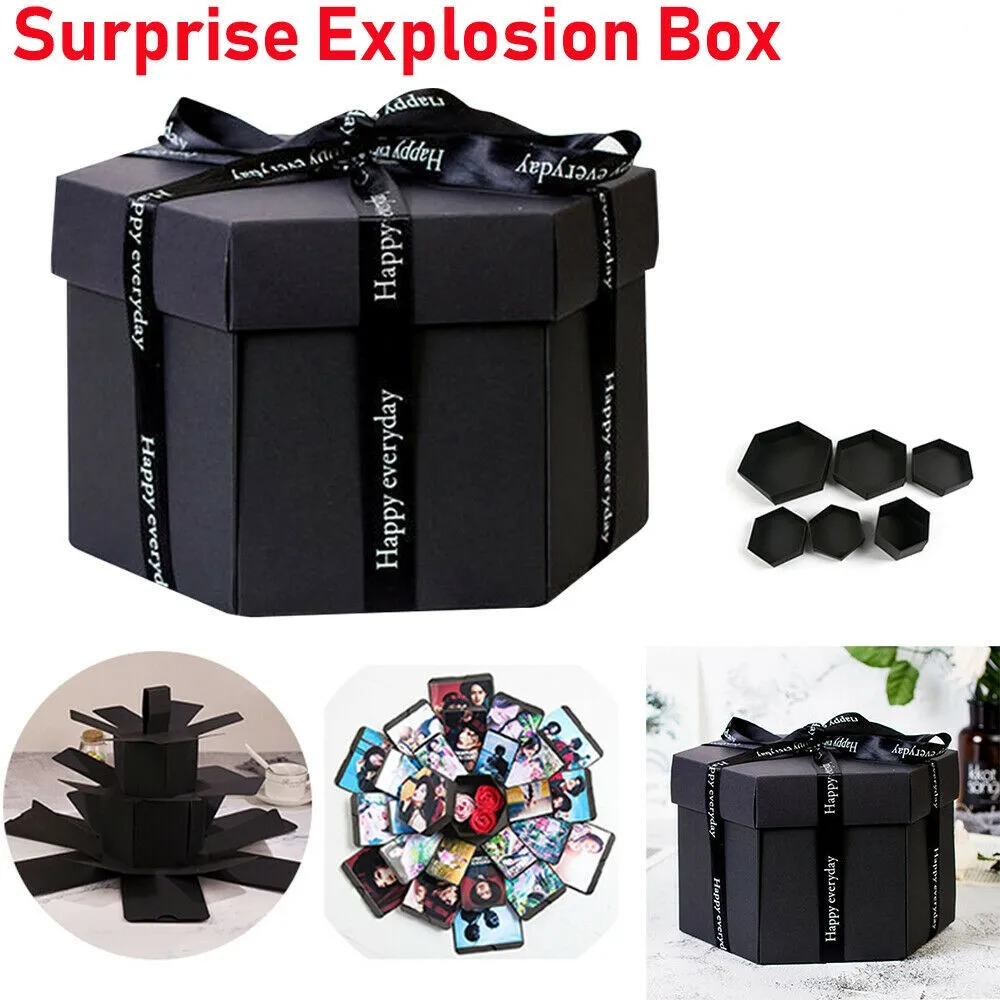

Album Memory DIY Love Wedding Birthday Box Surprise Hexagon