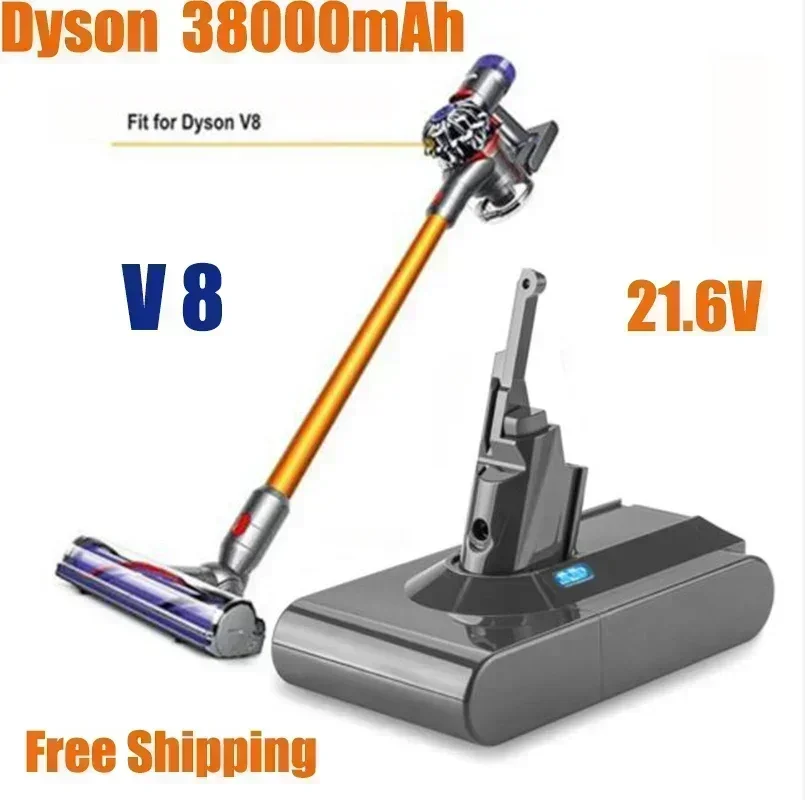 Сменный аккумулятор Dyson V8 21 6 В 38000 мАч для абсолютного беспроводного пылесоса