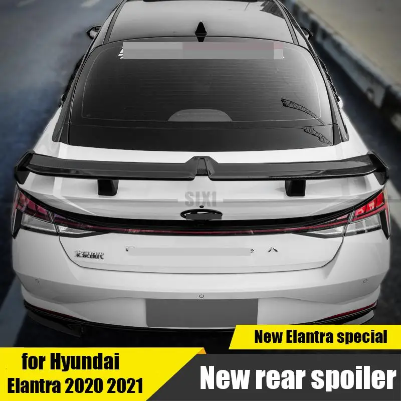 for Hyundai Elantra Avante CN7 2020 2021 2022 personality new dynamic mecha tail ABS material car modification accessories