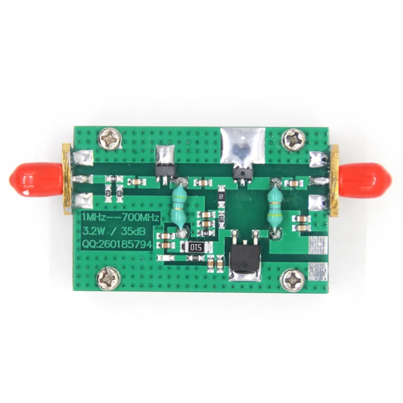 Усилитель мощности 35 дБ 1 МГц-700 МГц 3 2 Вт высокочастотный УКВ УВЧ FM-передатчик + 15 В