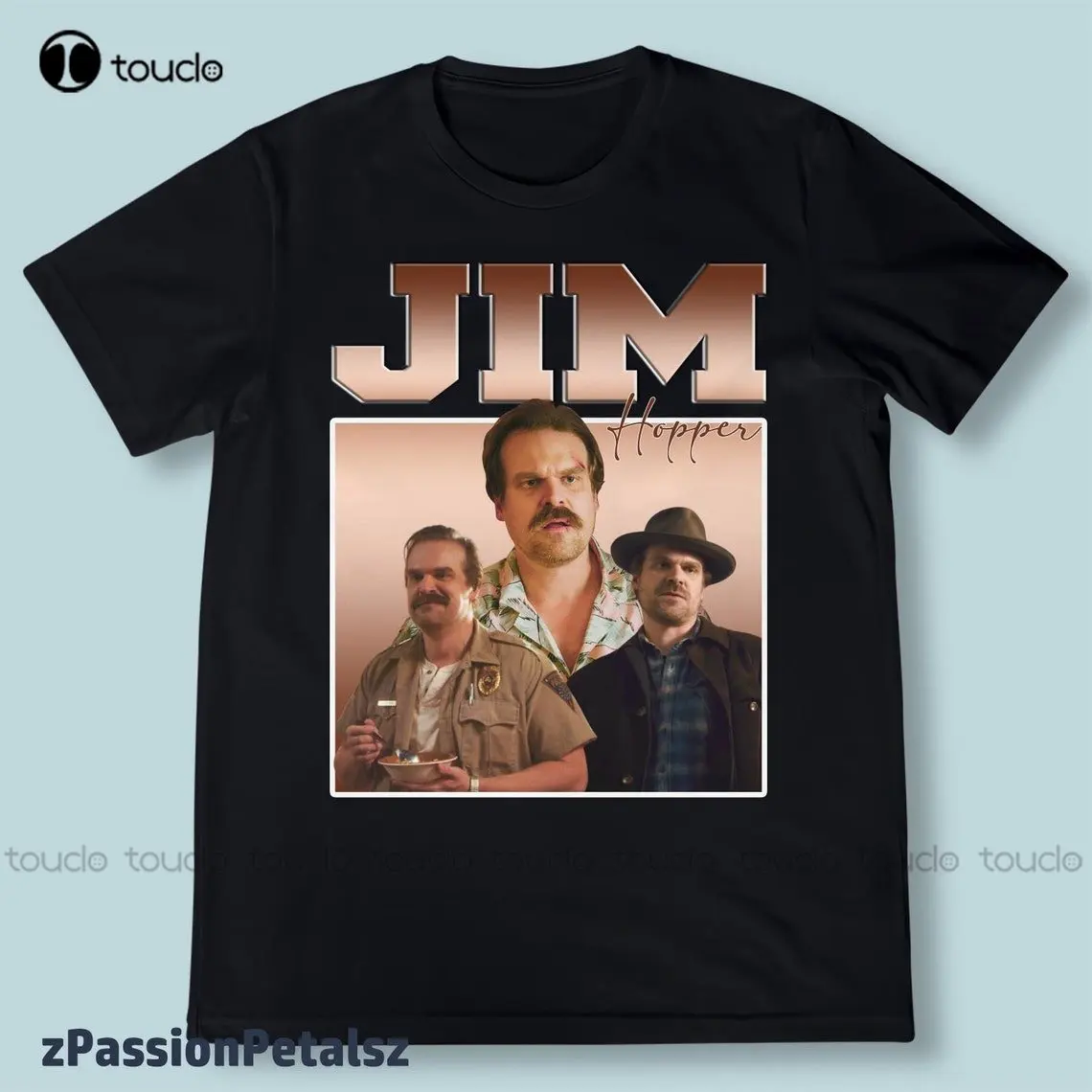 

Jim Hopper T-Shirt Jim Hopper Shirt Shirts For Women Custom Aldult Teen Unisex Digital Printing Tee Shirts Xs-5Xl Custom Gift