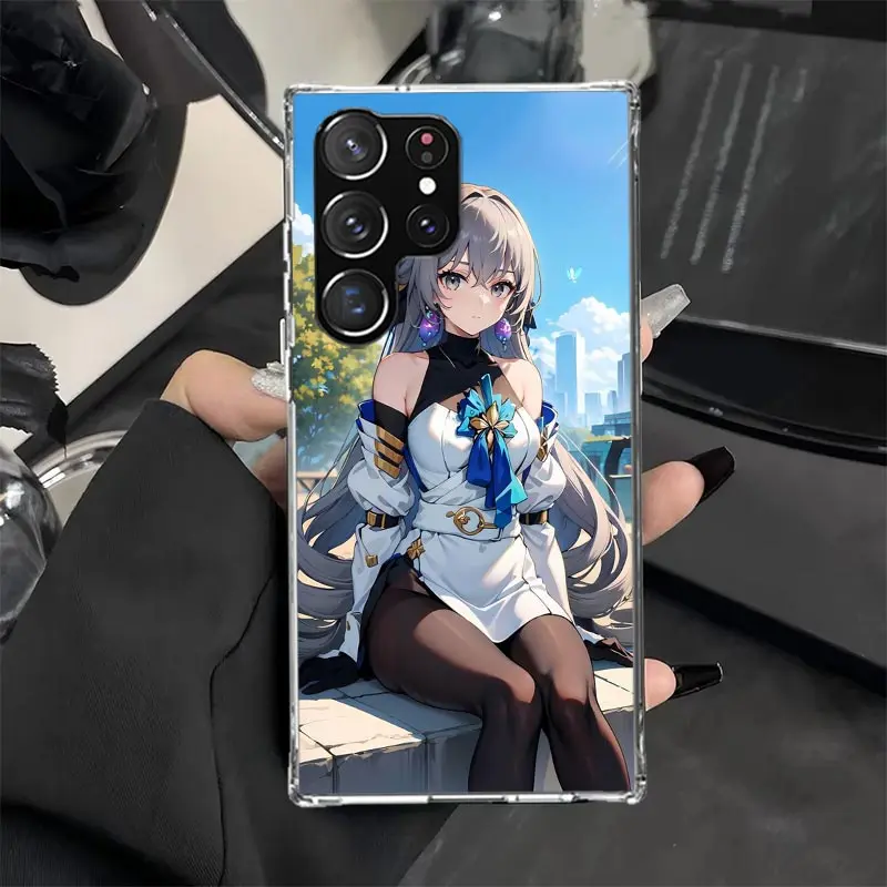 Чехол для телефона Honkai Star Rail Bronya Rand Samsung Galaxy Note 20 Ulte 10 Lite 9 8 Plus J4 J6 + J8 M11 M12 M30 M32 M60S M80S So