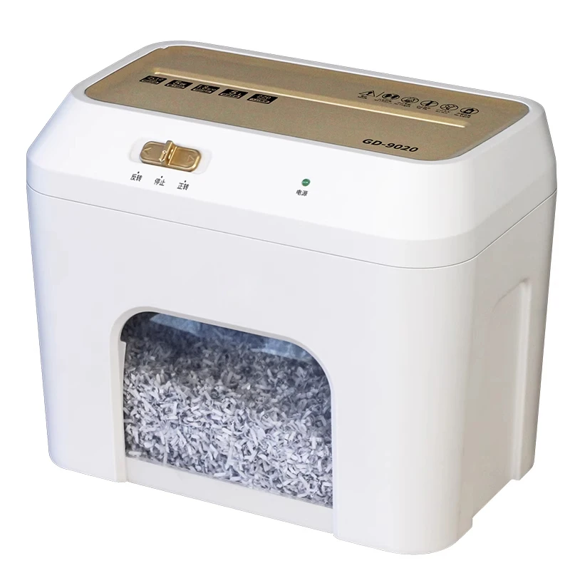 GD-9020 Электрический настольный маленький измельчитель бумаги для домашнего офиса