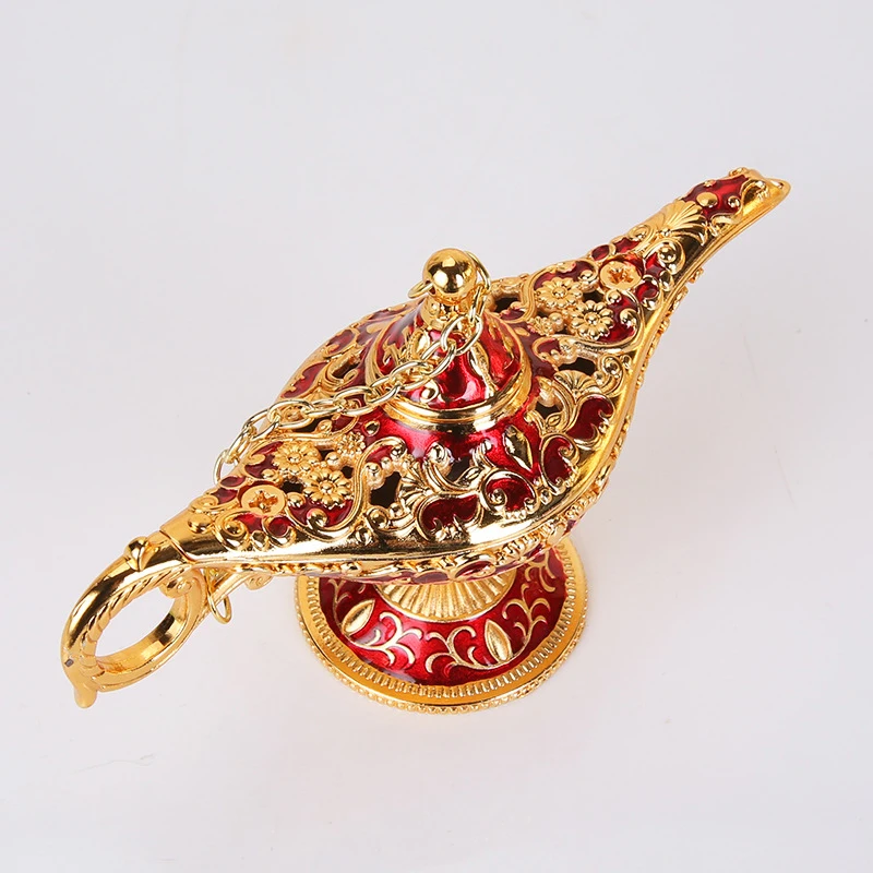 

Wishing Aladdin Lamp Crafts Creative Decoration Display European Style Exquisite Ornament Props Durable Useful