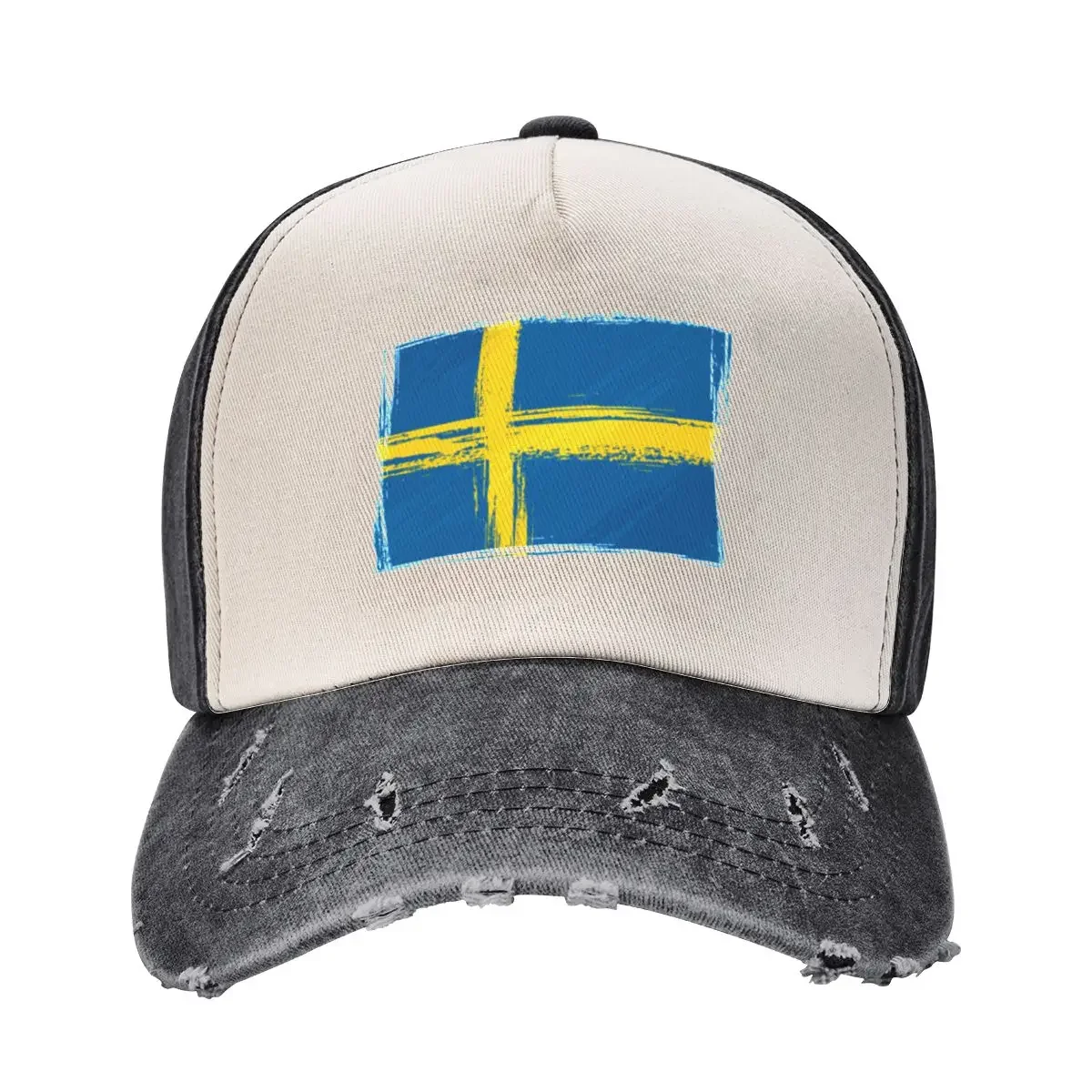 Шведский флаг - Svenska Бейсболка Флагана | -F- Икона новая шляпа Мужские шляпы Женские