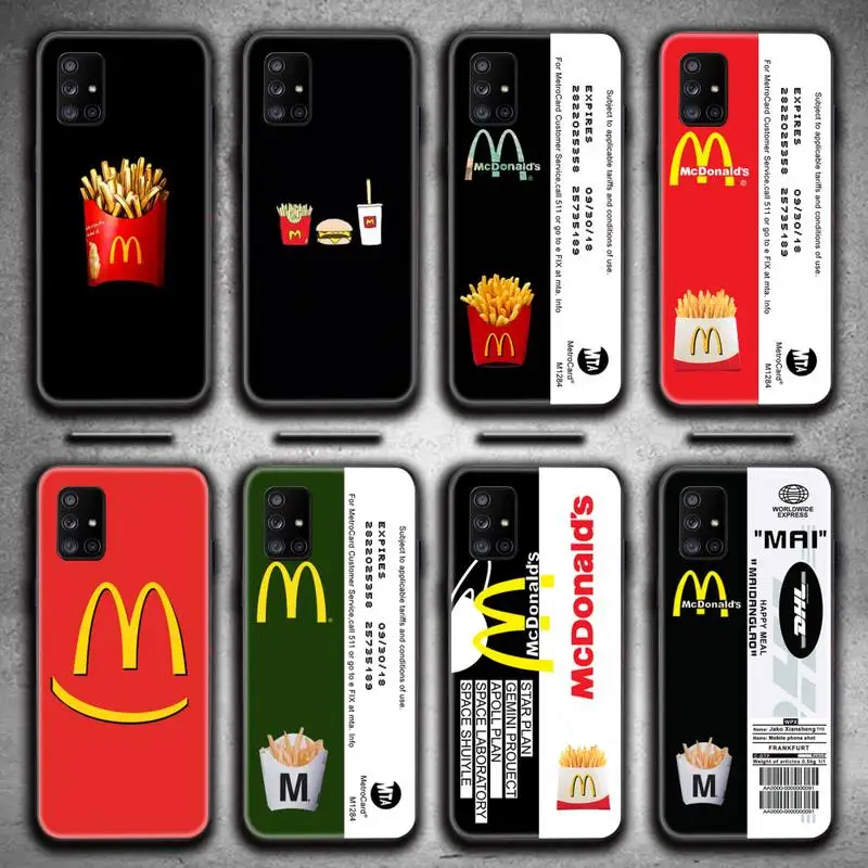 

Cool Card Phone Case For Samsung Galaxy A52 A21S A02S A12 A31 A81 A10 A30 A32 A50 A80 A71 A51 5G M-McDonald's