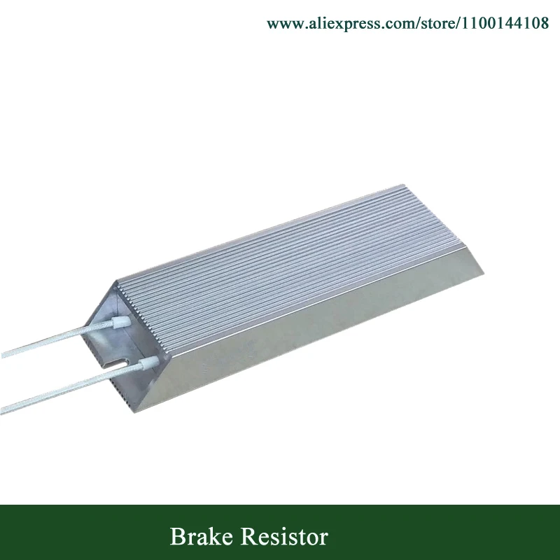 Resistor de Travagem do Inversor 120w Qualquer Fio de Resistência Enrolado Alumínio Abrigado Resistor de Freio do Motor
