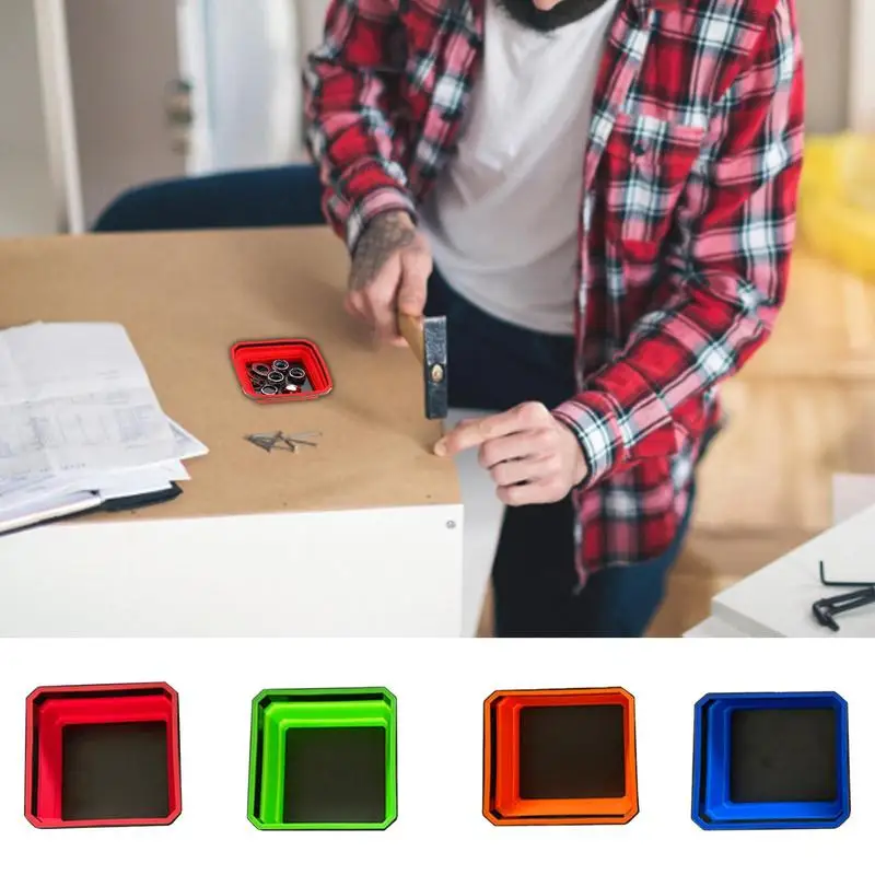

Universal Magnetic Parts Tray Easy To Fold And Unfold Silicone Magnetic Tray Sort Your Parts Magnetic Parts Tray Tool Accessory