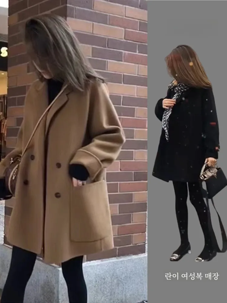 Костюм High Sense Hepburn Sle женское осенне-зимнее новое французское пальто элегантное и