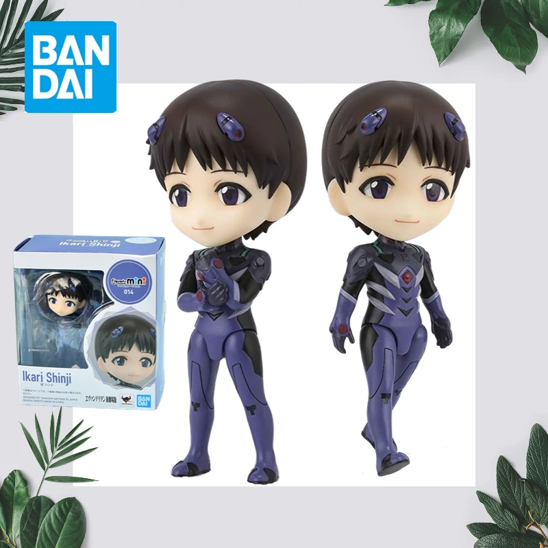 

In Stock Original Bandai Figuarts Mini014 Ikari Shinji Mobile Doll Anime Peripheral Toys Birthday Gifts Desktop Collection Model