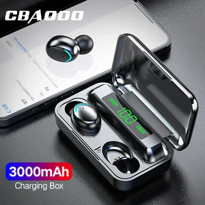 TWS беспроводные наушники HiFi стерео 5,0 Bluetooth наушники 3000 мАч наушники-вкладыши гарнитура бинауральная HD гарнитура с микрофоном