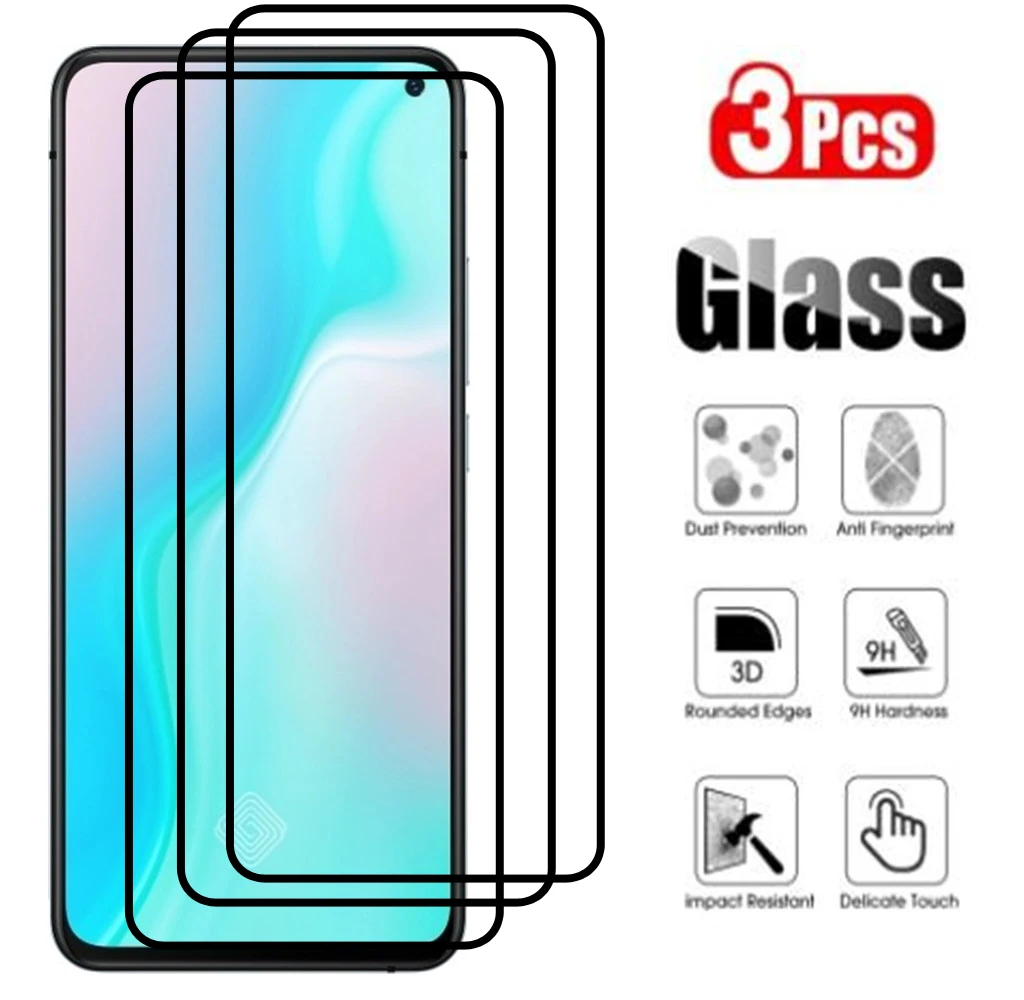 3 шт. полное покрытие для Vivo S5 U1 U10 U20 U3 U3x V15 V17 Neo X27 X30 Y11 Y12 Y15 Y17 Y19 Y5s Y7s Y89 Y90 Y91 Pro защитный чехол