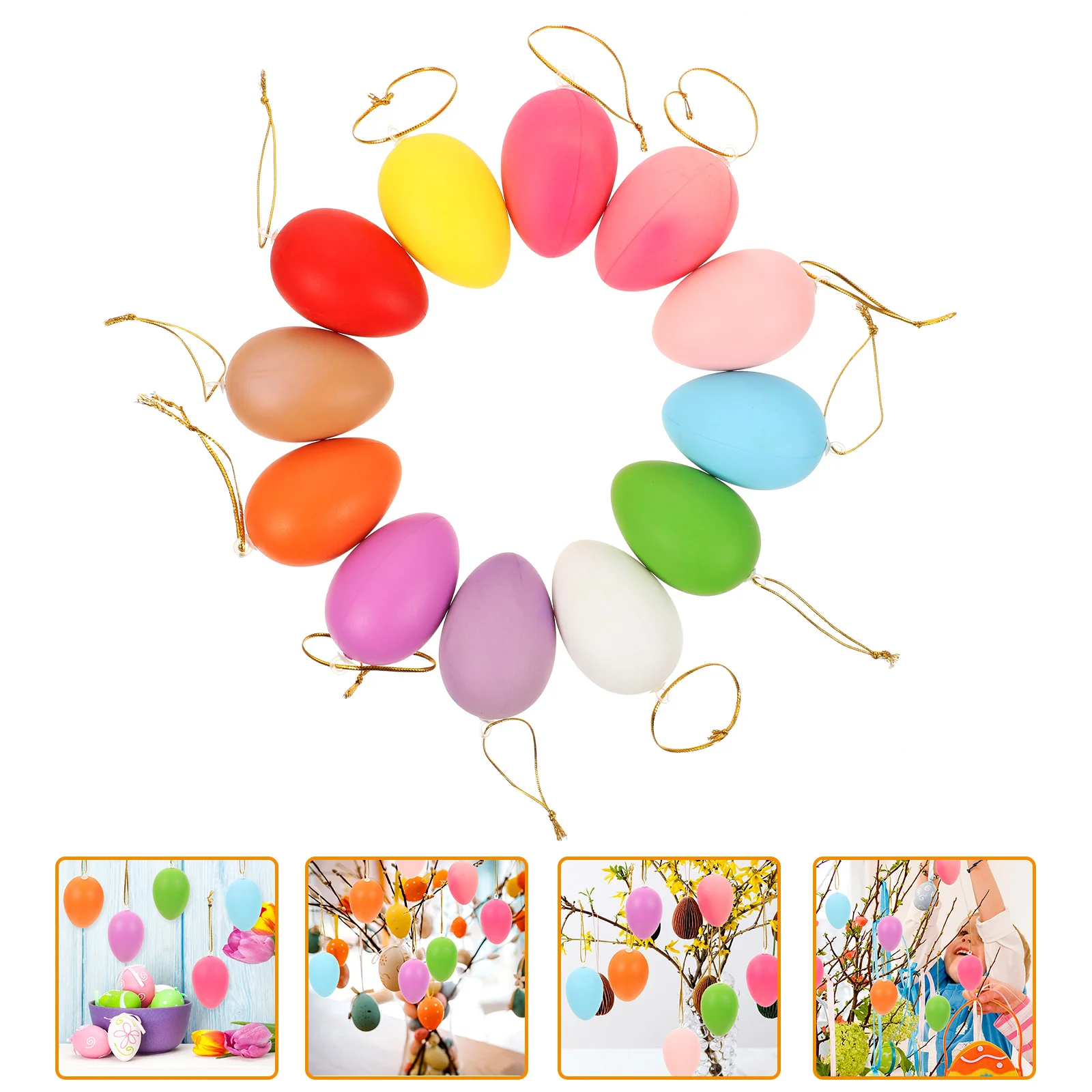 

24 шт., декоративные яйца для детей
