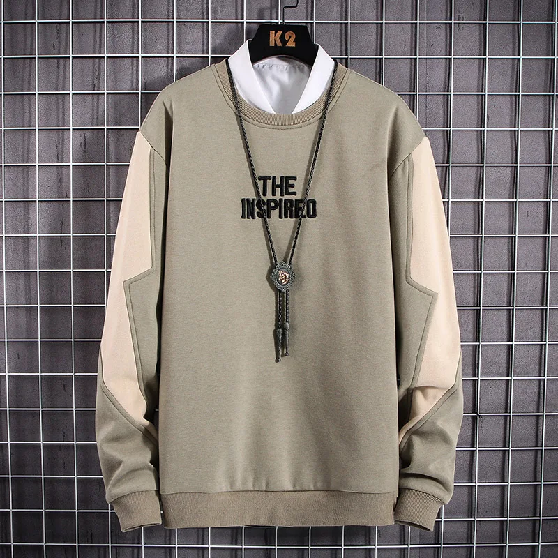

2021 New Hong Kong Fashion Brand Casual Versatile Youth Pullover Men's Top