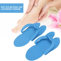 12 pairs disposable slippers spa pedicure sandals foam pedicure slippper nail art salon home travelling environmental flip flops