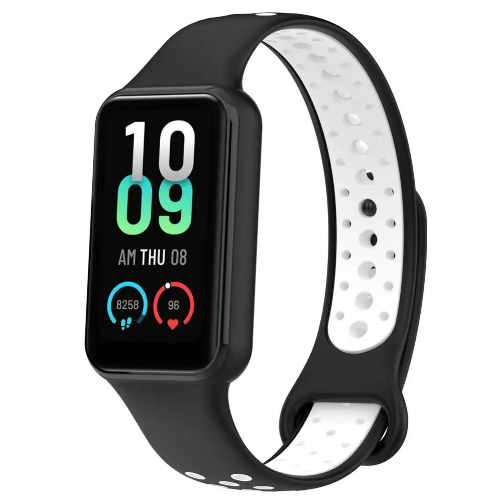 

New Strap Smartwatch Band Replacement Bracelet Two-color For Amazfit Band7 Wristband For Huami Amazfit Band 7 Soprt Wristband