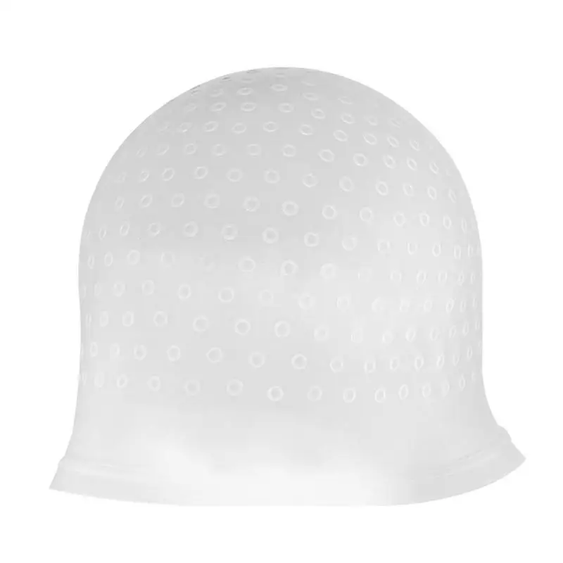 Ing Cap For Hair Dye Home Salon Hair Styling Hat For Highlighting Silicone Hair Staining Bleach Cap Hairstyle Supplies For