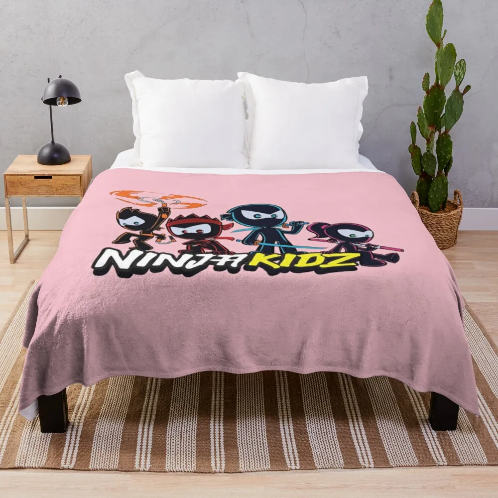 Детское одеяло Ninja Kidz лучший подарок для детей милое двойное плюшевое