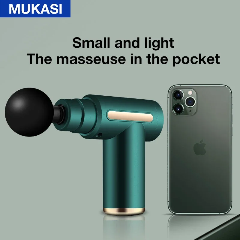 Массажный пистолет MUKASI с ЖК-дисплеем