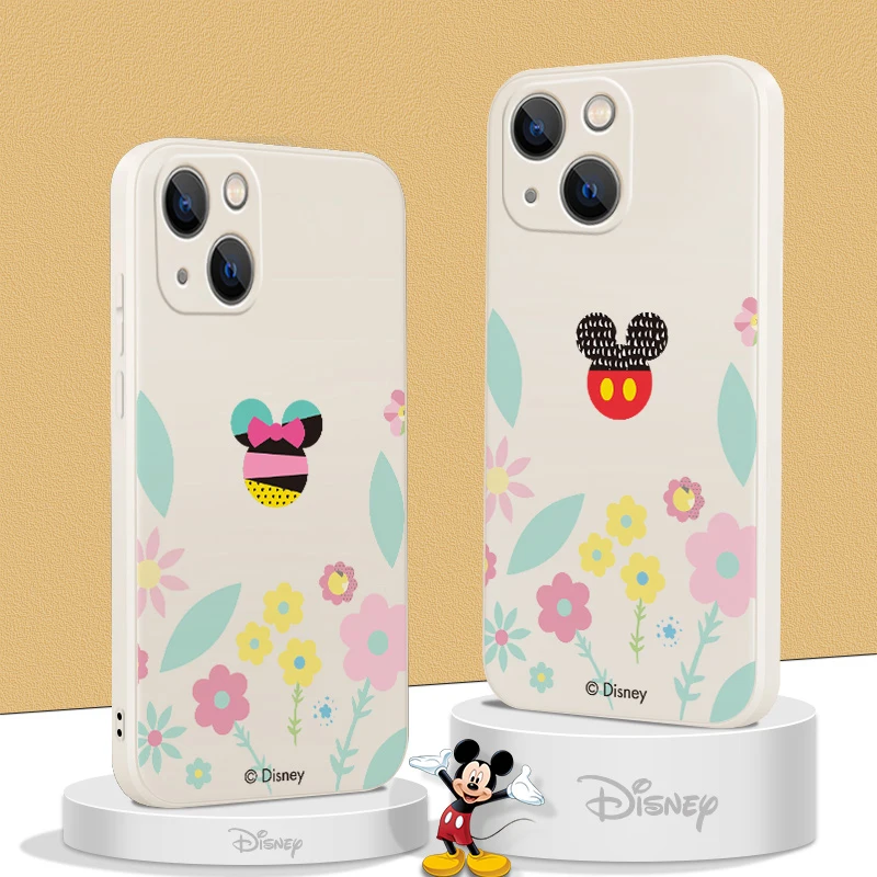 New Case For iPhone 13 12 11 Pro 12 13 Mini X XR XS Max SE 6 6S 7 8 Plus Funda Coque Fashion Cartoon Mickey Mouse Creative Style