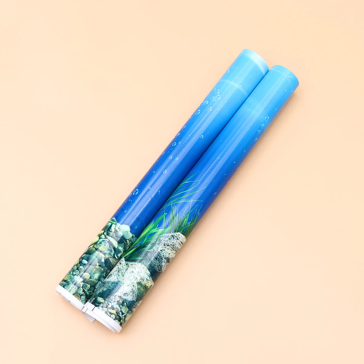 

1pc Fish Tank Decorative Picture Attractive Wallpaper Decorative Picture 3d Fish Tank Sticker Fish Sticks