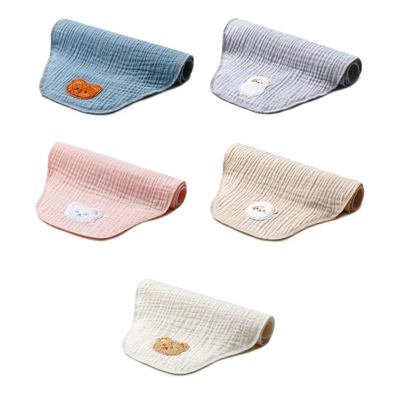 

Breathable Sweat Absorbent Cloths Soft Color Face Towel for Babies Toddler 1 2 3