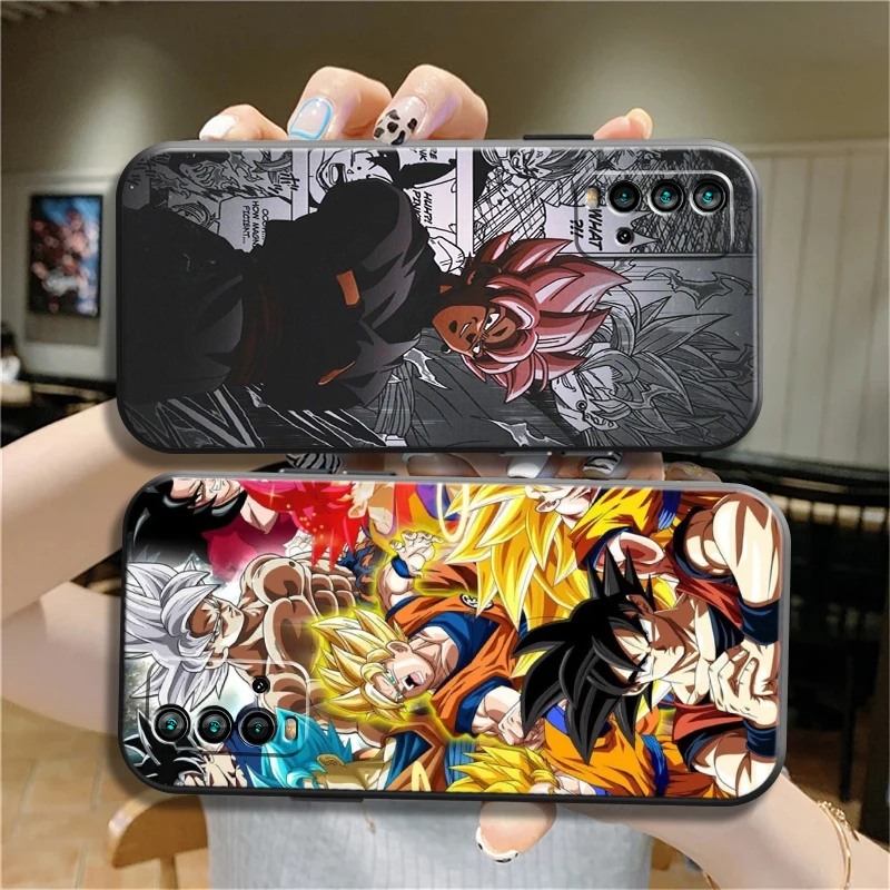 

Japan Anime Dragon Ball Phone Case For Xiaomi Redmi Note 9 Pro MAX 5G 9T 9S 10S 10 Pro MAX 10T 5G ShockProof Luxury Ultra Coque