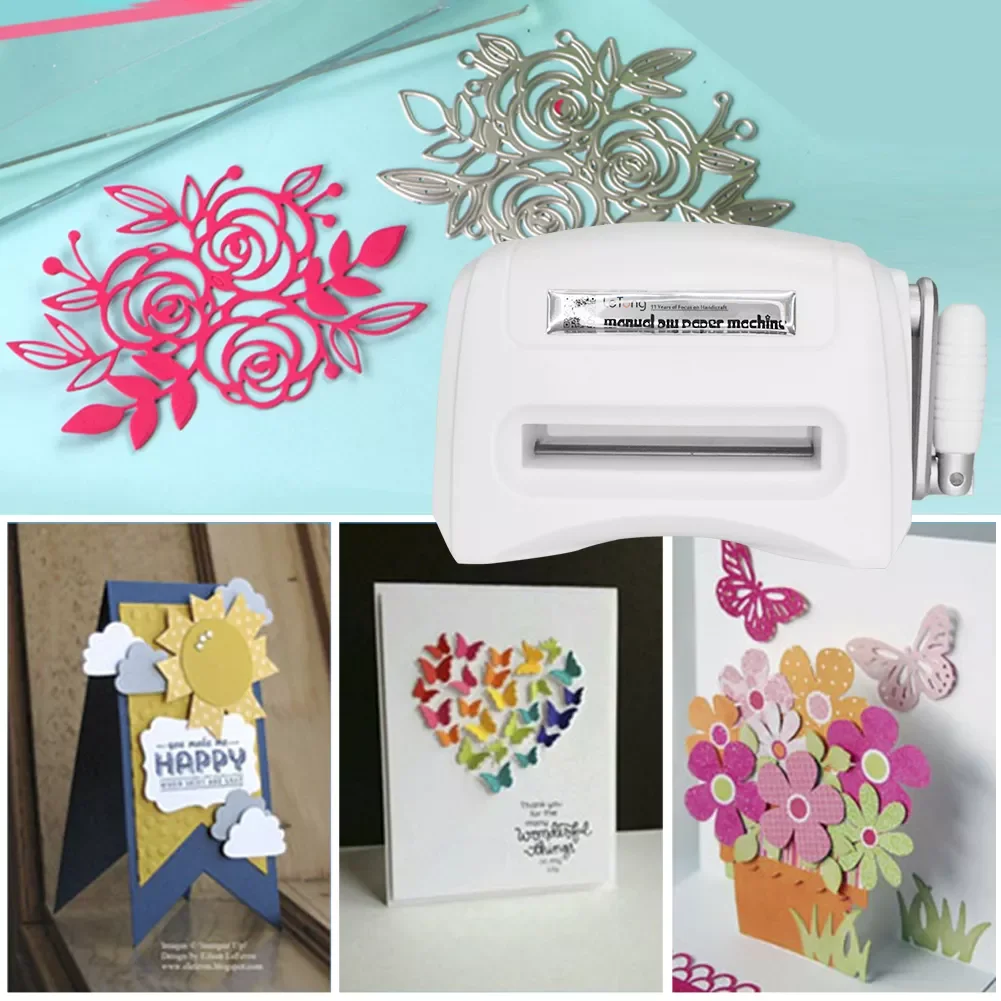 

NEW IN Plastic Scrapbook Die Cutter Embossing Machine Home DIY Scrapbooking Paper Crafts Scrapbooking Cutter Piece Machine